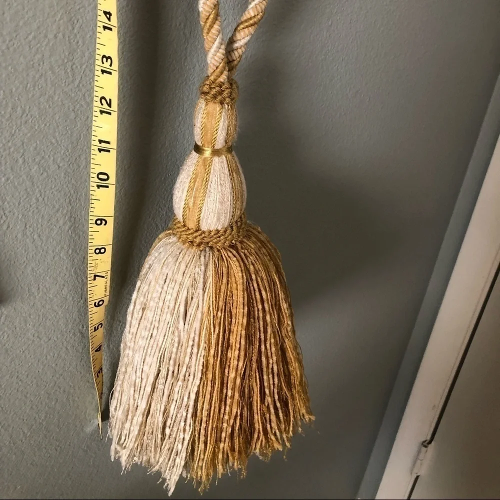 Vintage Tassel Curtain Tieback Silk‎ Blend Large 9”